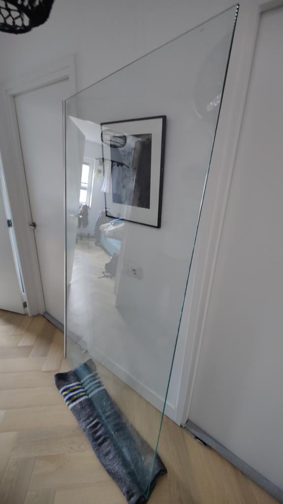 Douchewand glas, Huis en Inrichting, Ophalen