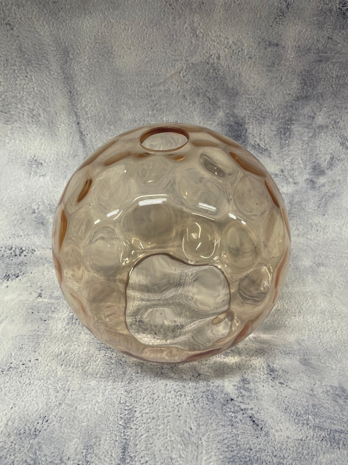 Made Ilaria Hanglamp Glazen Bol 16 cm Oranje, Ophalen of Verzenden, Gebruikt, Glas