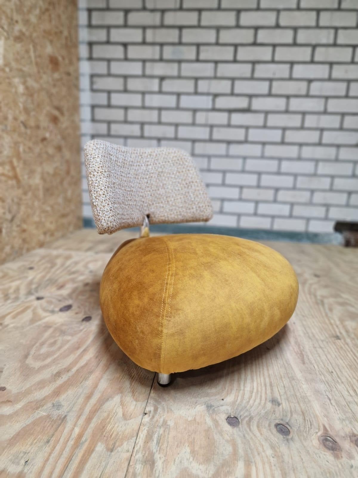 Refurbished Pallone Lill - Adore gold & geweven rug, Overige kleuren, Ophalen of Verzenden, Zo goed als nieuw, Modern, Design