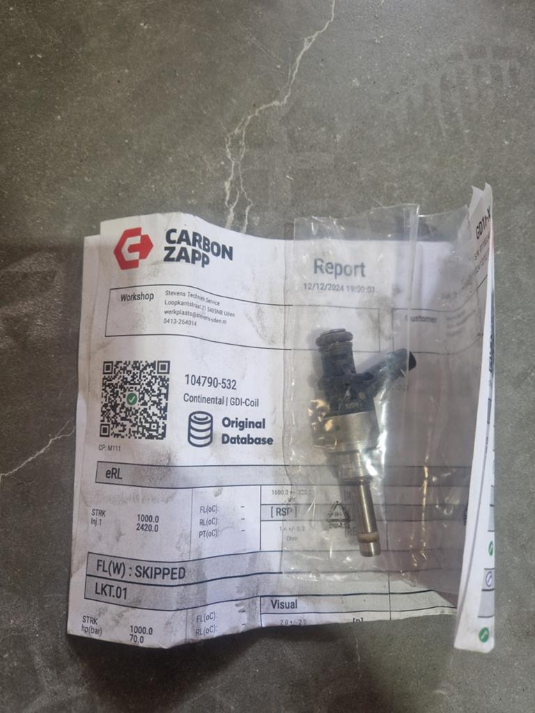 Continental injector 3079036N audi rs6 rs7 4.0 tfsi, Ophalen of Verzenden, Gebruikt, Audi