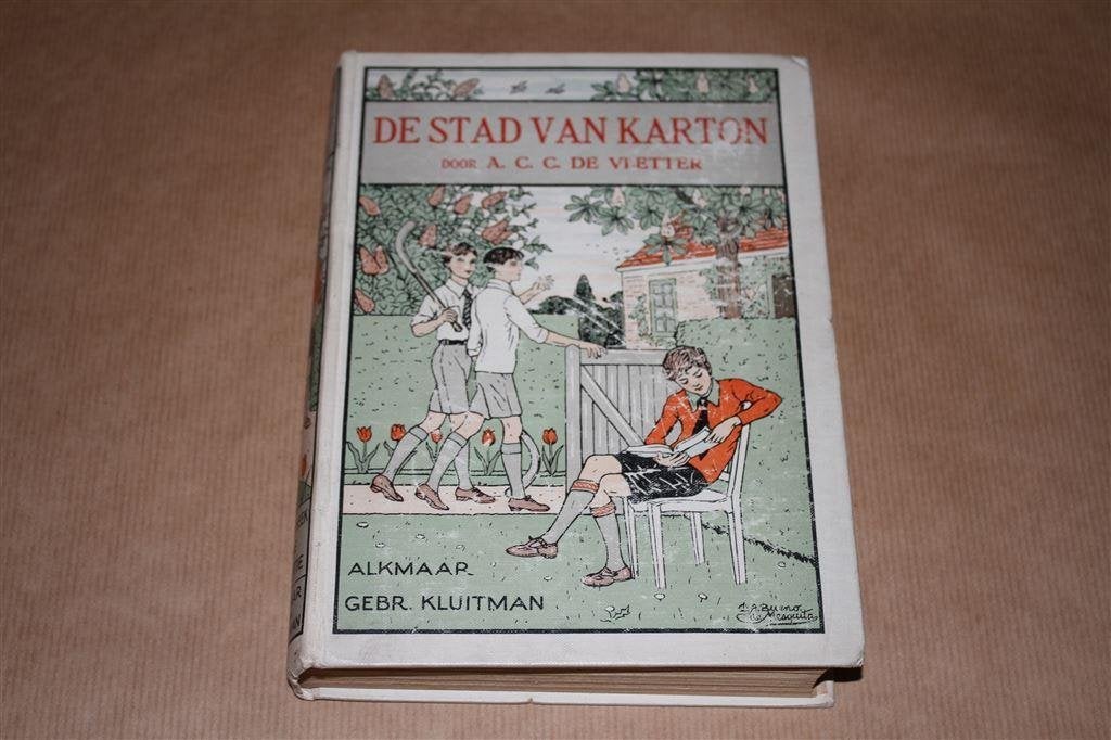 De stad van karton. Vletter. Kluitman., Boeken, Ophalen of Verzenden, Gelezen