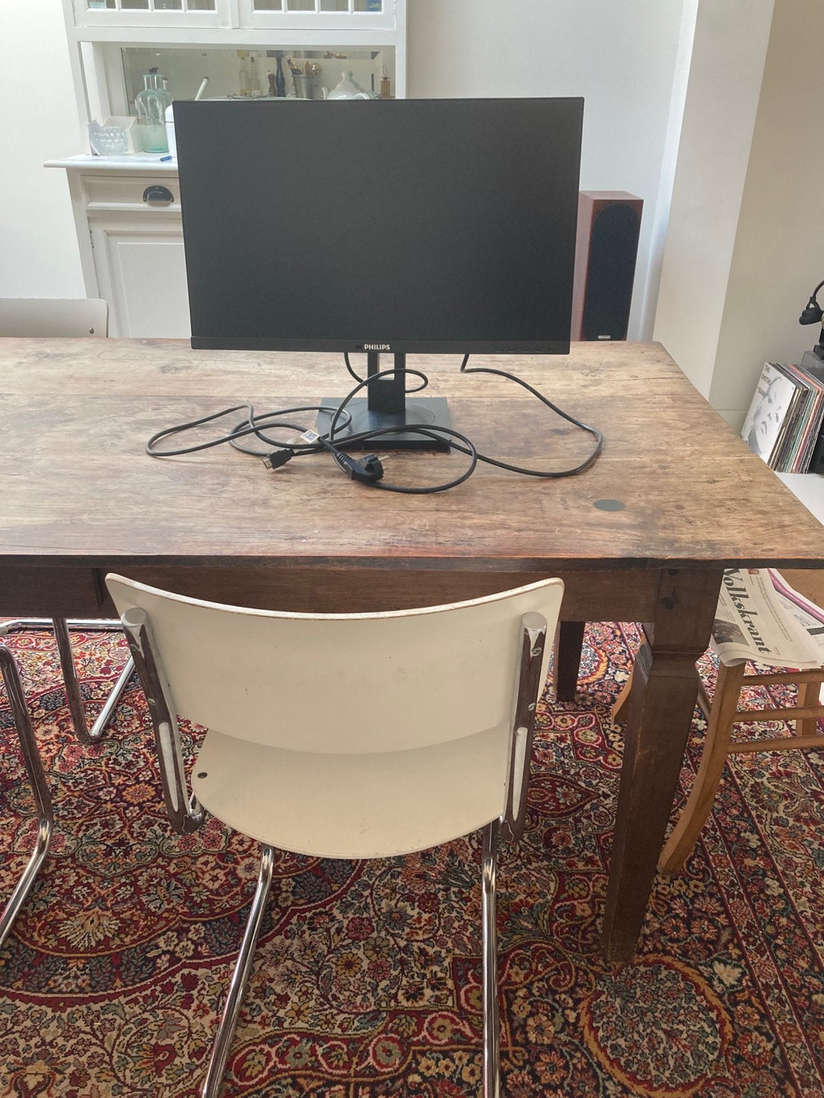 Philips monitor 24 inch, Computers en Software, Monitoren, Ophalen, IPS, Full HD, Zo goed als nieuw