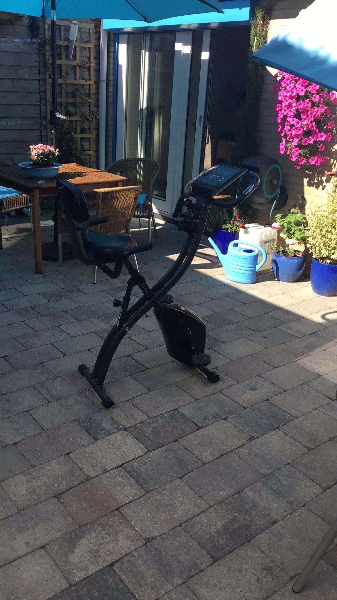 Hometrainer fiets inklapbaar, Ophalen, Gebruikt, Hometrainer