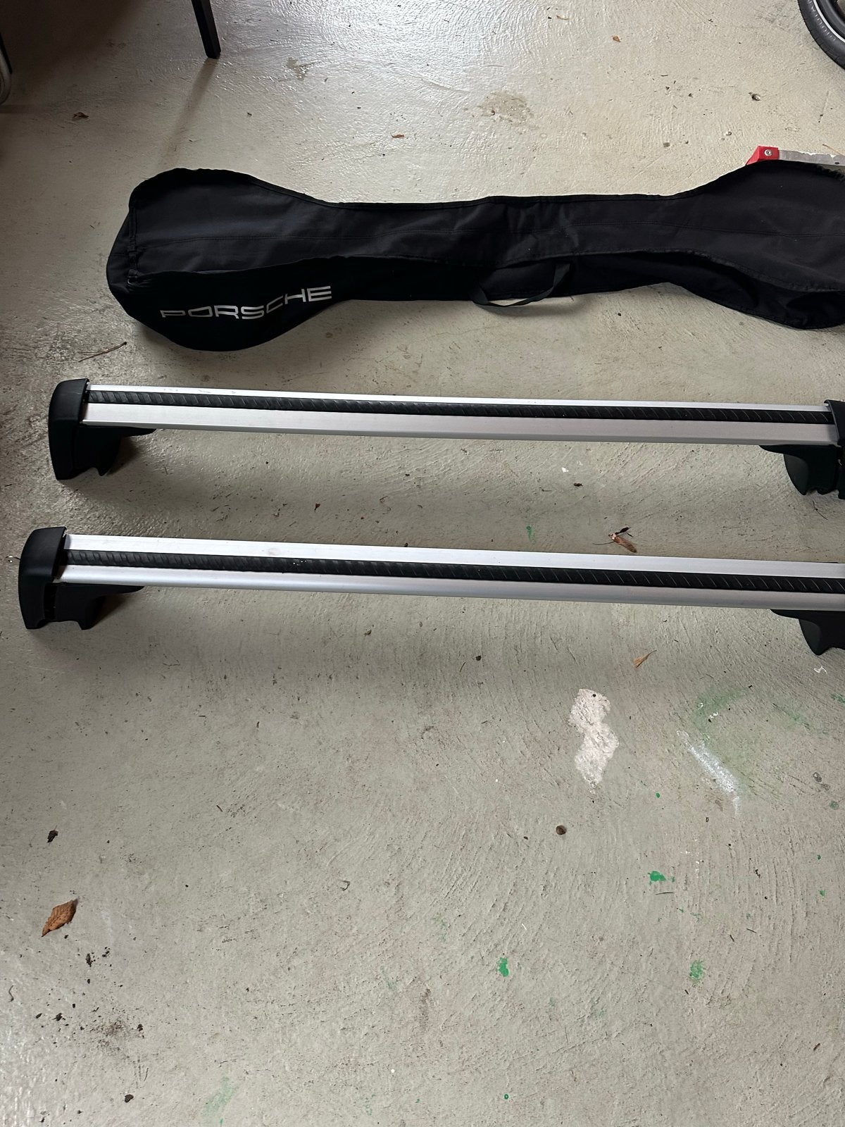 Porsche Cayenne dakdragers (2024) met tas, Auto diversen, Ophalen of Verzenden, Gebruikt