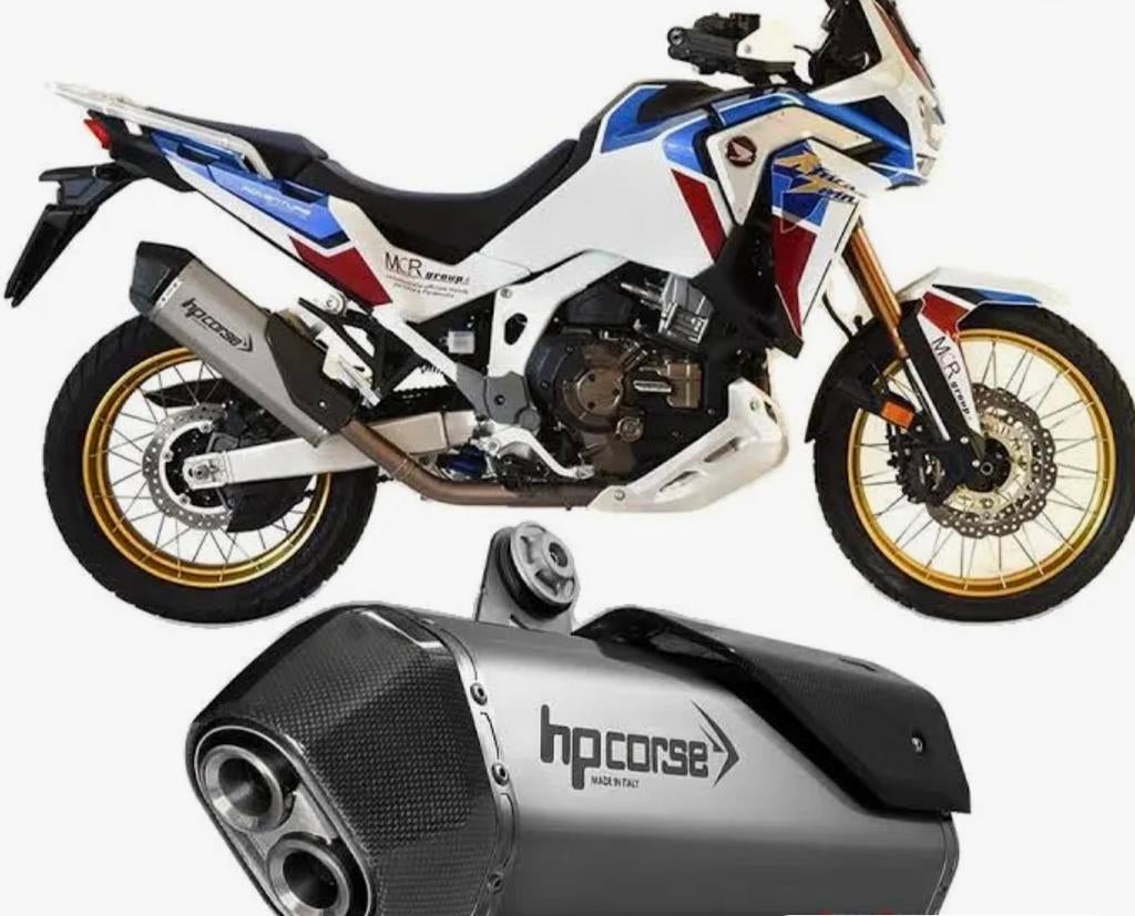 Hpcorse uitlaat Honda Africa Twin 1100 akrapovic, Motoren, Onderdelen | Honda, Ophalen of Verzenden, Gebruikt