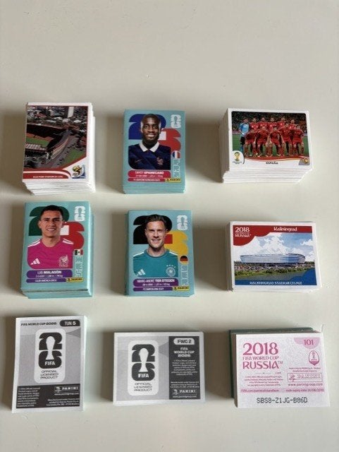 1000 Panini WK stickers, Verzenden, Nieuw, Buitenlandse clubs, Poster, Plaatje of Sticker