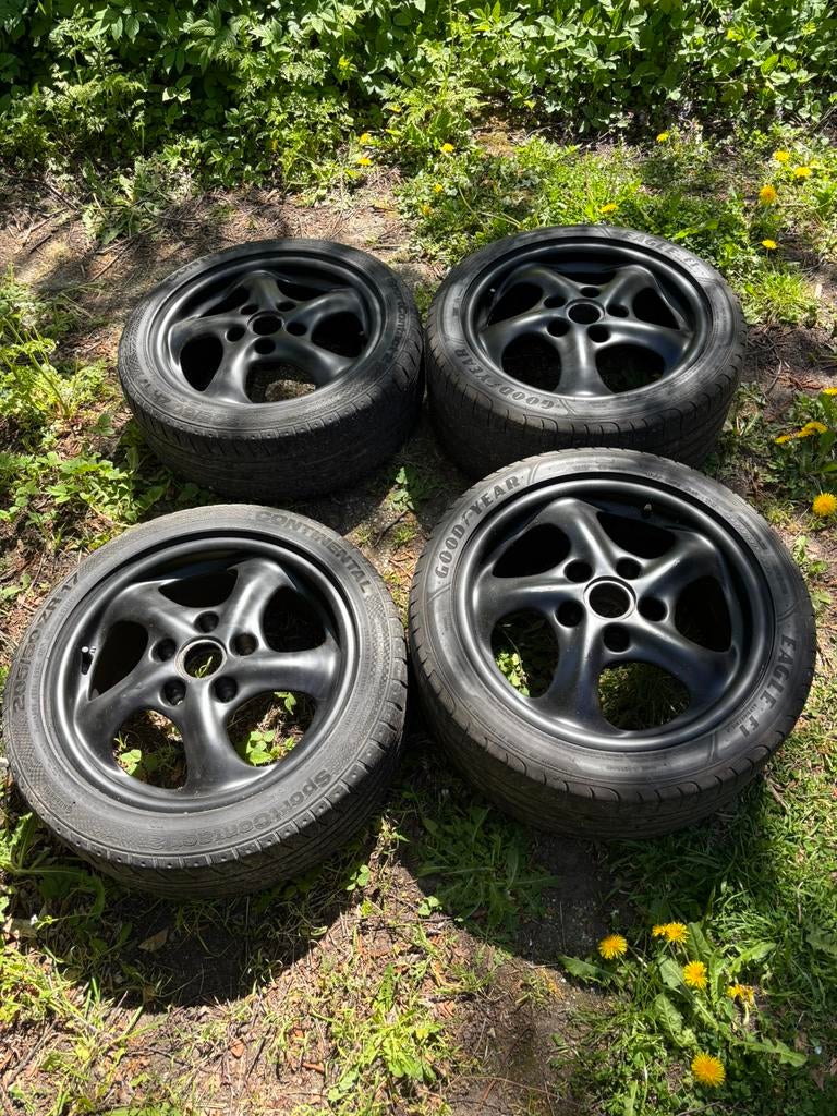 PORSCHE VELGEN boxster 986, Auto-onderdelen, Banden en Velgen, Velg(en), Zomerbanden, 17 inch, 205 mm, Personenwagen, Gebruikt