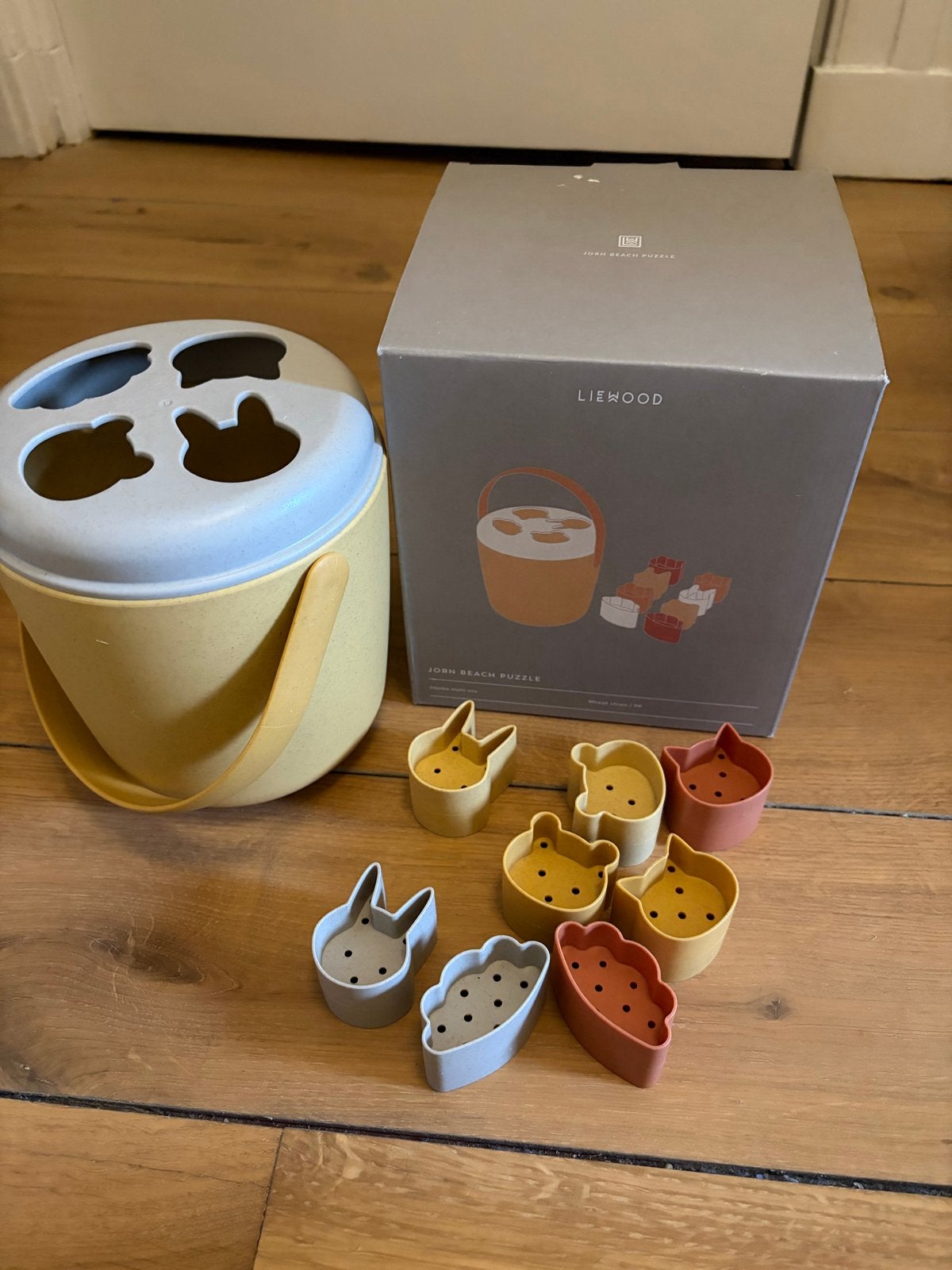 Liewood vorm sorteer puzzel - Jørn Beach Puzzle, Ophalen, Gebruikt, Overige typen