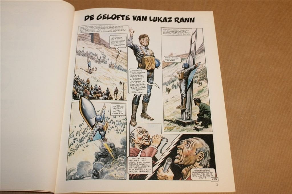 De Strijd om de Macht — Don Lawrence, Trigië Deel 7, Eén stripboek, Ophalen of Verzenden, Gelezen