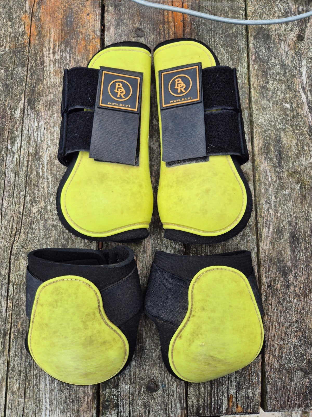 BR peesbeschermers set, Dieren en Toebehoren, Paarden en Pony's | Beschermers, Ophalen of Verzenden, Gebruikt, Rijden
