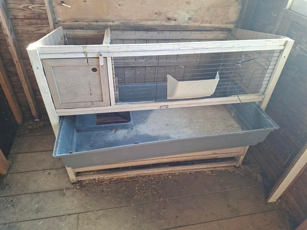 Konijnenhok, Dieren en Toebehoren, Knaagdieren en Konijnen | Hokken en Kooien, Ophalen of Verzenden, 110 cm of meer, Kooi, 90 cm of meer