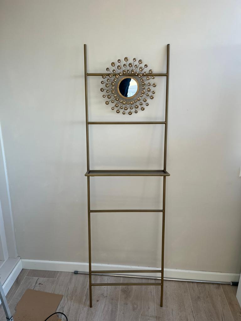 Gouden kledingrek/kledingladder, Kleding | Dames, Kledingrekken, Ophalen, Gebruikt