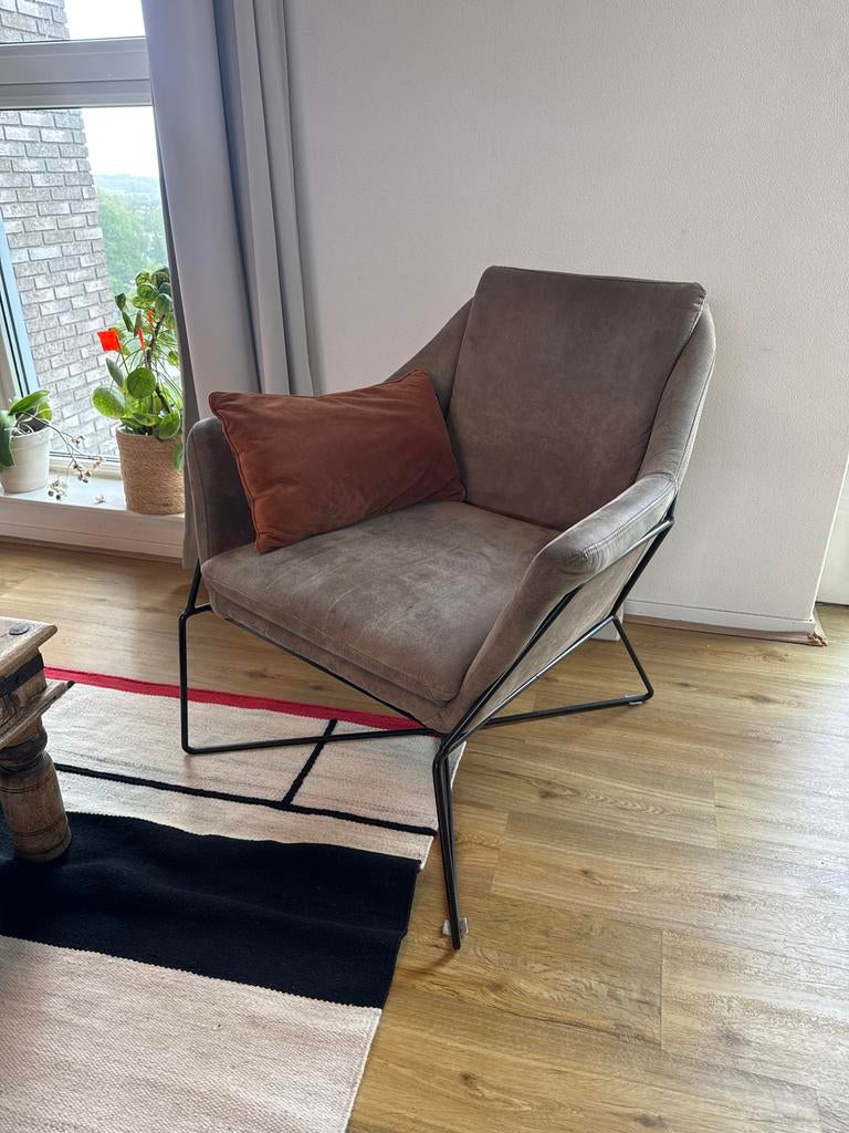 Industriële Fauteuil Valencia - Comfortabel & Stijlvol, Huis en Inrichting, Fauteuils, Ophalen of Verzenden, Zo goed als nieuw