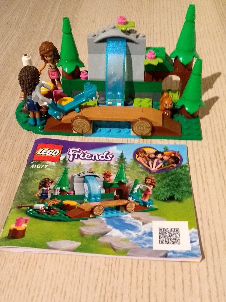 LEGO Friends Waterval in het bos Camping set - 41677, Gebruikt, Lego, Friends, Ophalen of Verzenden