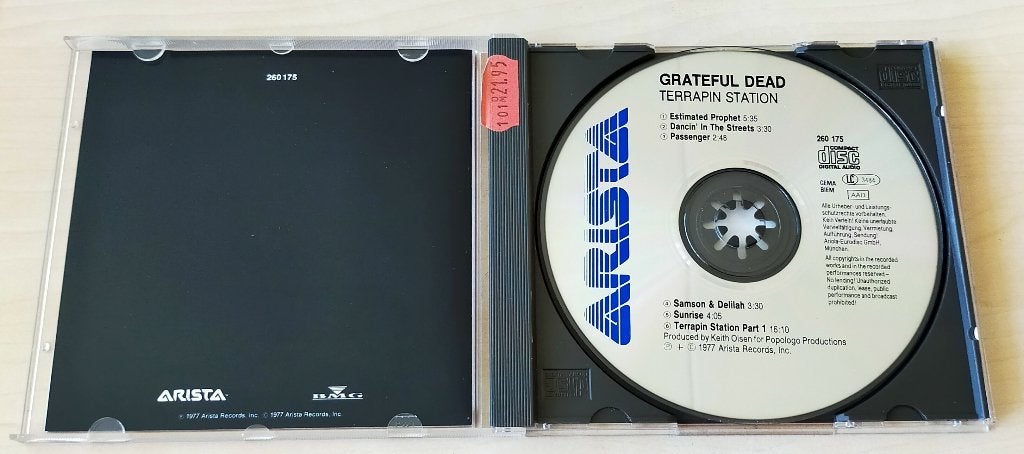 Grateful Dead - Terrapin Station CD 1977/198?, Cd's en Dvd's, Cd's | Rock, Ophalen of Verzenden, Zo goed als nieuw, Psychedelic Rock