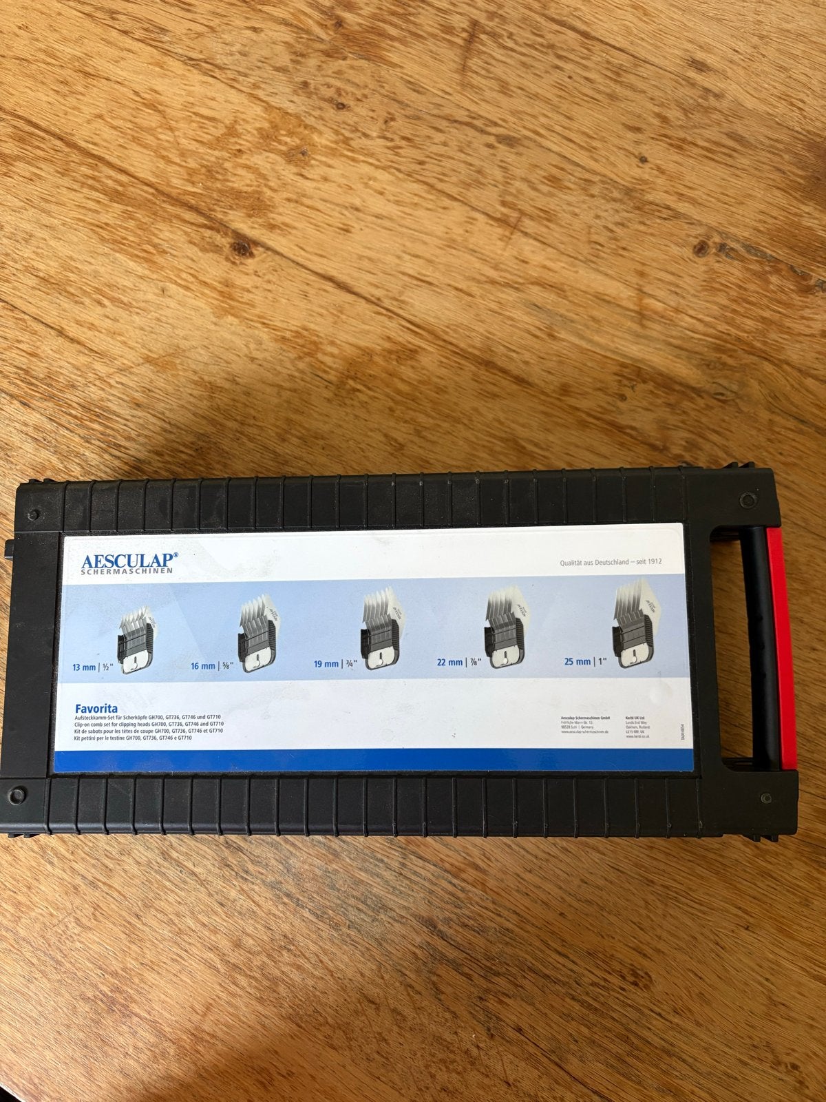 Aesculap opzet stukken., Aesculap, Ophalen of Verzenden, Gebruikt, Tondeuse