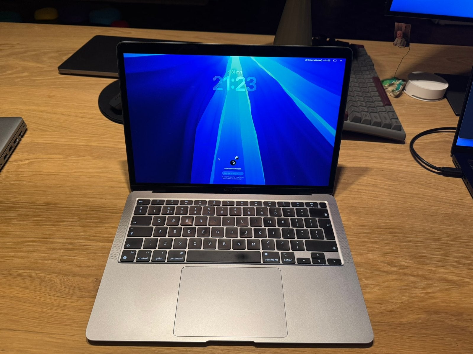 Macbook AIR M1 8gb 256GB 2020, Computers en Software, Apple Macbooks, Zo goed als nieuw, MacBook Air, 13 inch, Onbekend, 256 GB