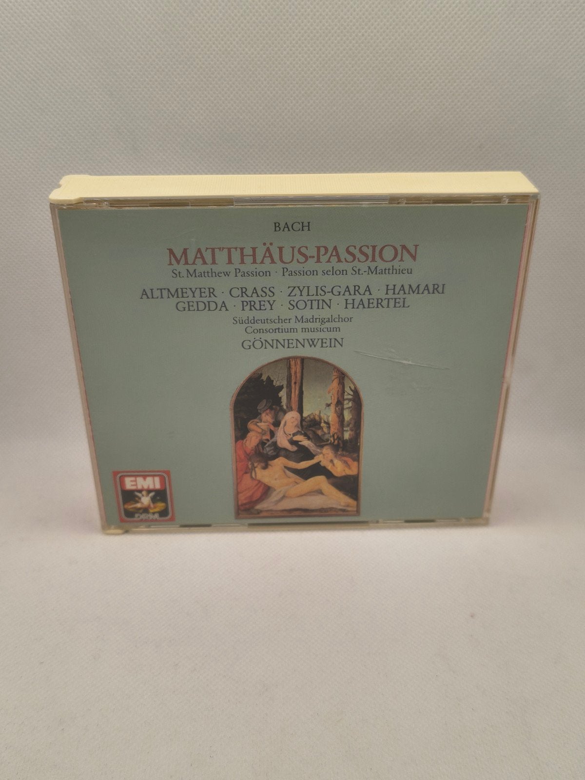 Matthäus Passion bach gönnenwein cd, Ophalen of Verzenden, Barok, Zo goed als nieuw, Overige typen