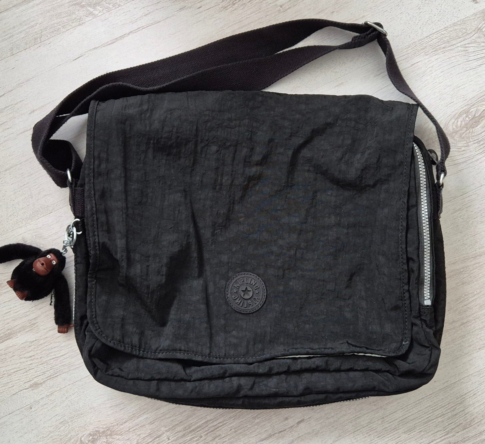Kipling schooltas, Ophalen, Gebruikt, Zwart, 40 tot 50 cm