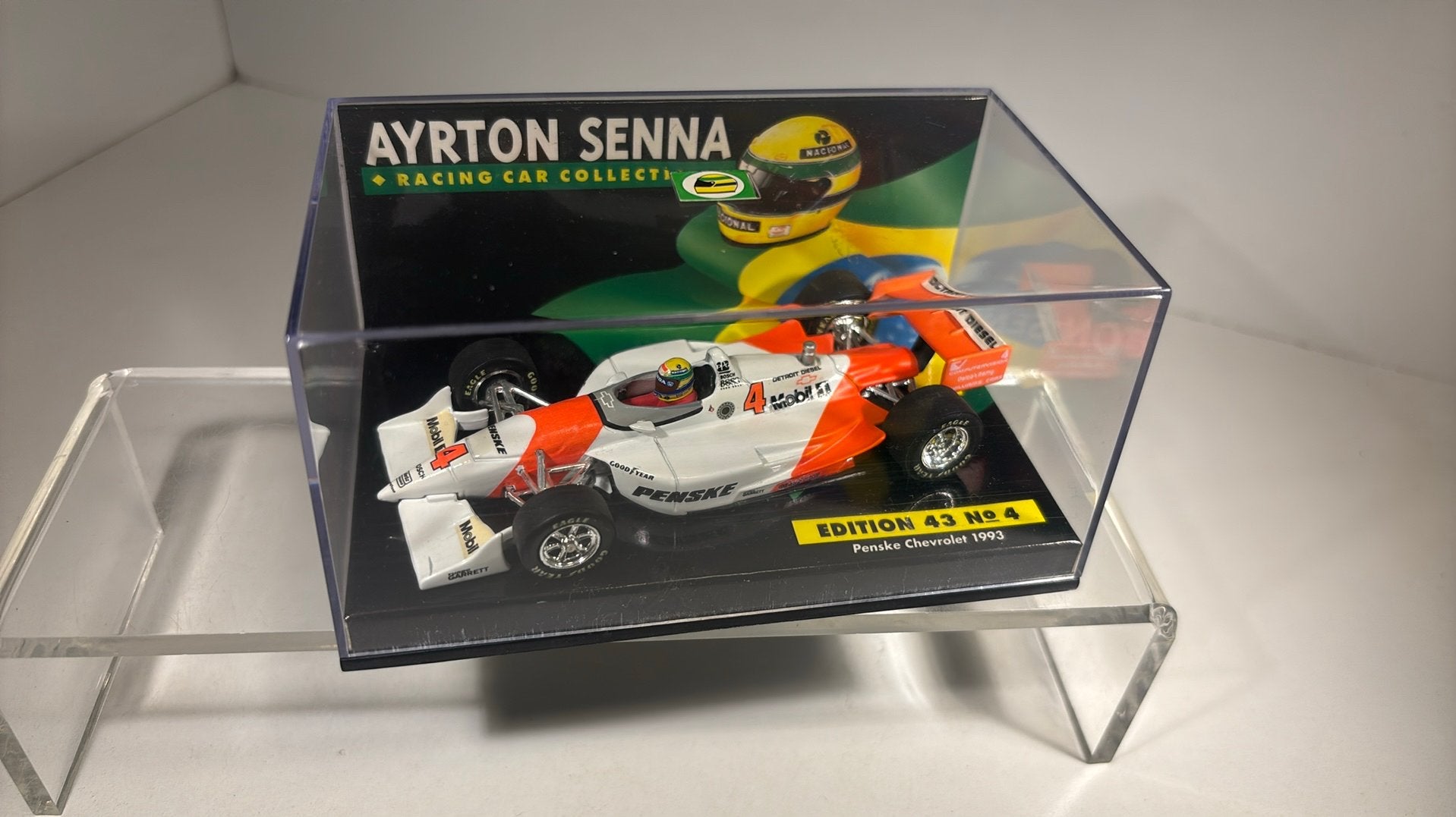 F1 penske Chevrolet senna 1993 minichamps 1.43, Auto, Ophalen of Verzenden, MiniChamps, A