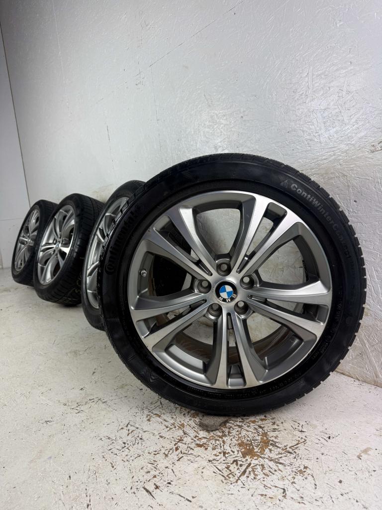 Originele BMW X1 X2 velgen 18" 5x112 Style 568 winterset, Niet ingevuld, 18 inch, Gebruikt, Banden en Velgen