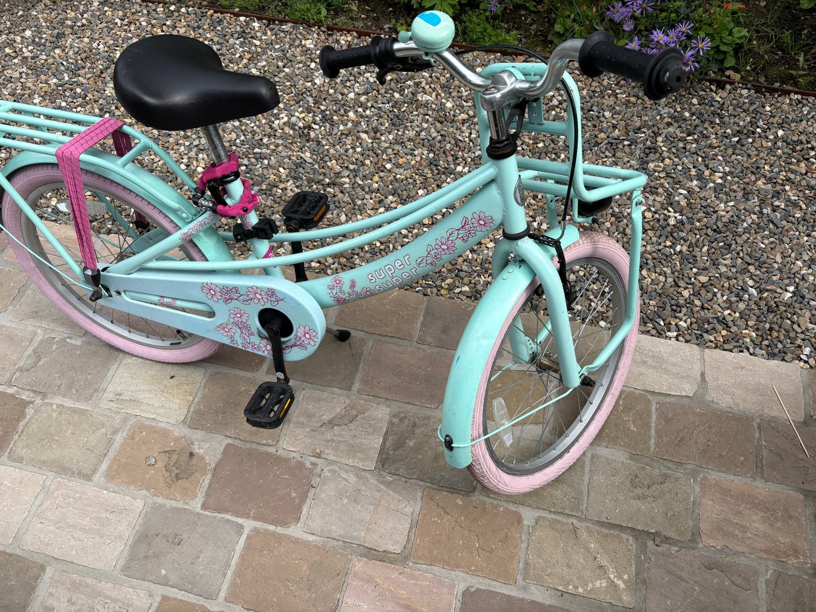 Super Super Kinderfiets 20 inch, Ophalen, Terugtraprem, 20 inch, Handrem
