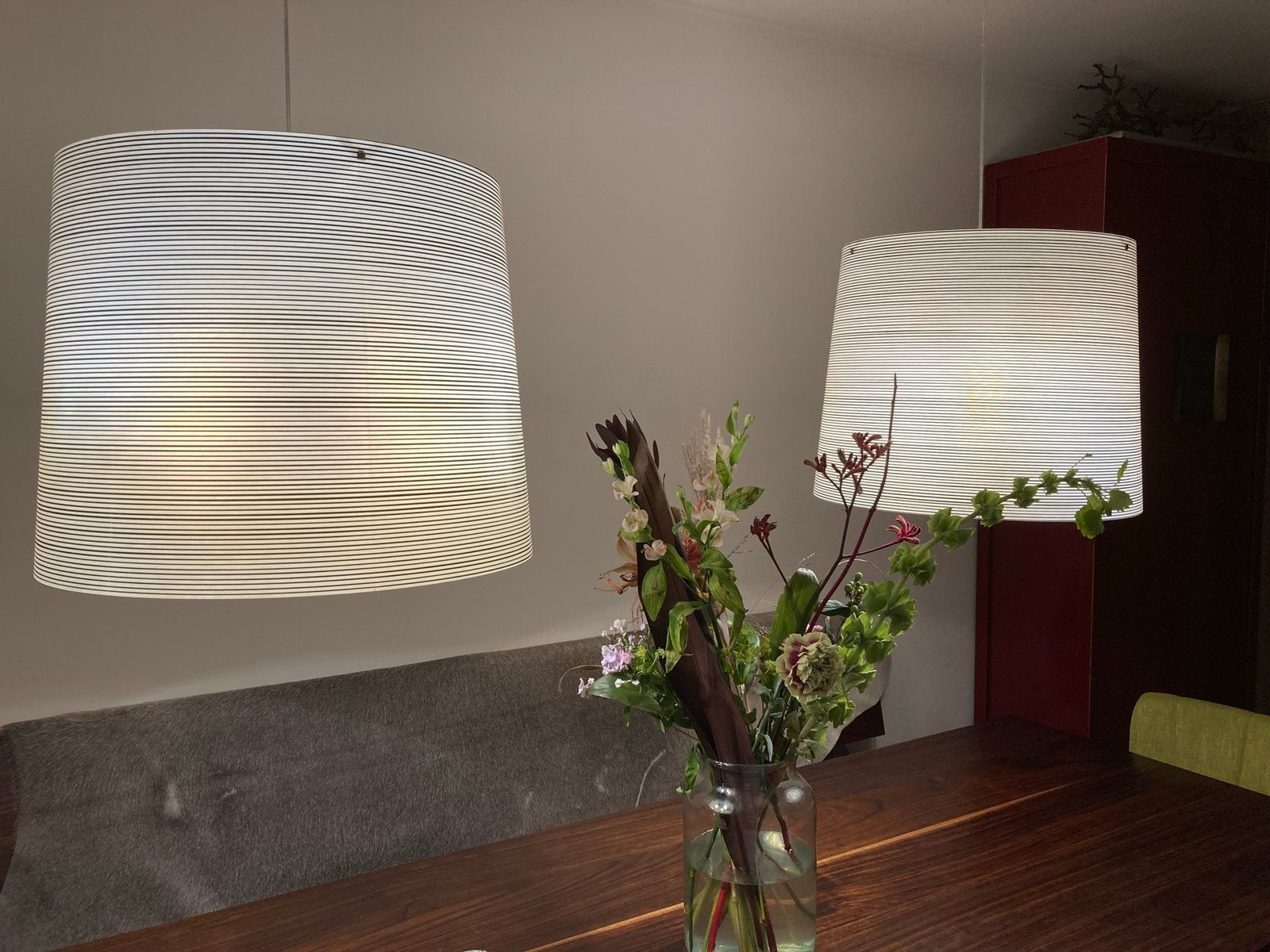 Foscarini Giga-Lite Hanglampen., Hanglamp, 40 cm, Beige, Rond