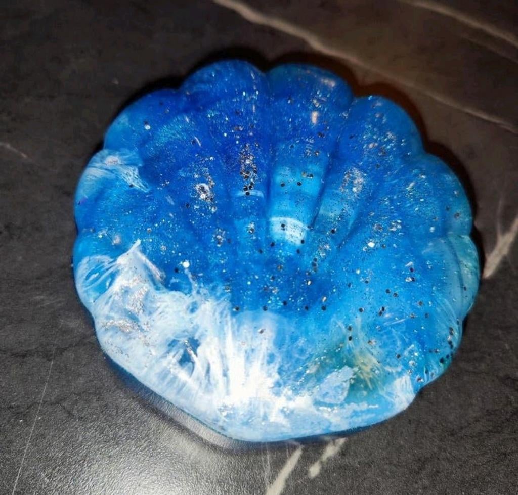 Decoratieve Schelp doos van epoxy, Nieuw, Ophalen of Verzenden, Modern, Blauw