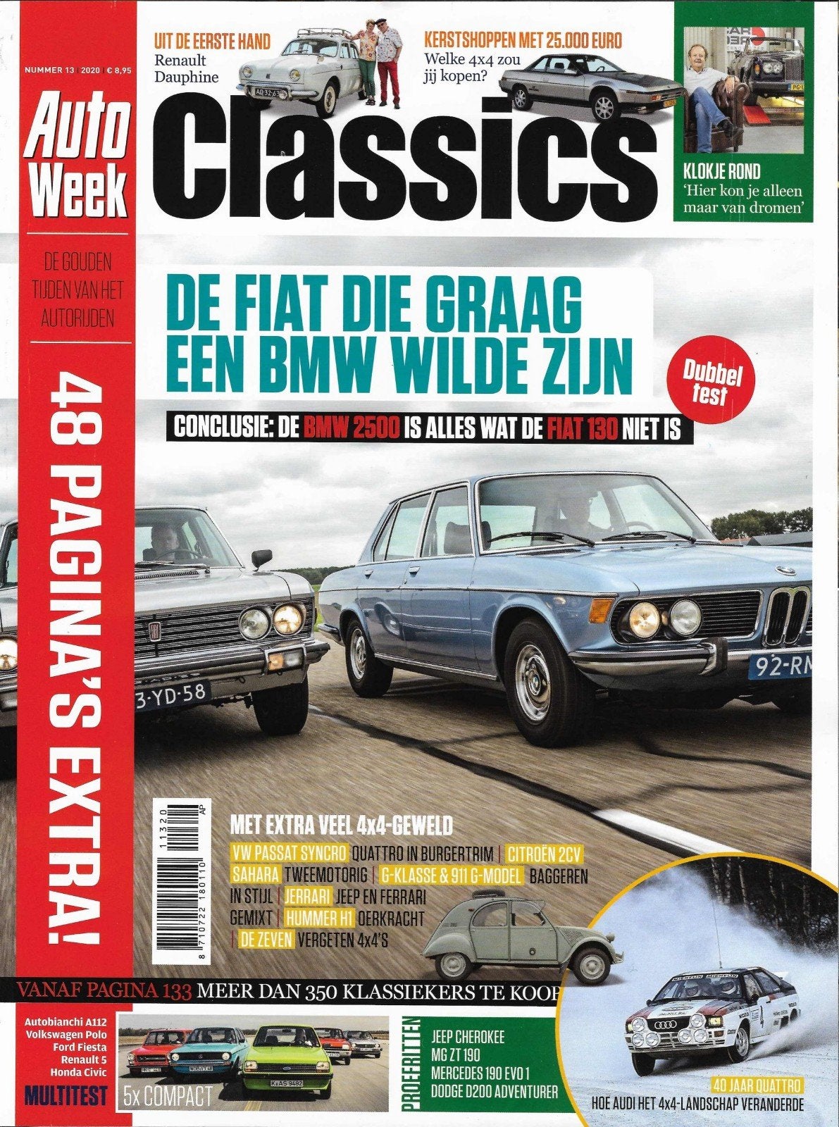 autoweek classic tijdschriften 4 jaargangen, Boeken, Auto's | Folders en Tijdschriften, Ophalen, Zo goed als nieuw, Algemeen