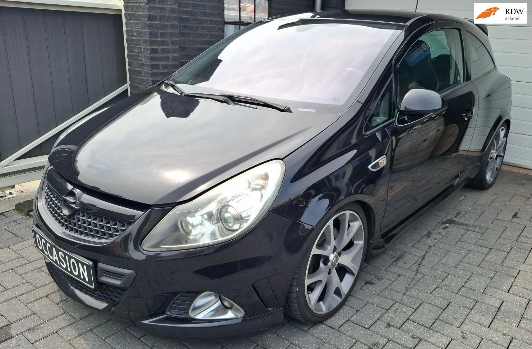 Opel Corsa 1.6-16V Turbo OPC 192PK, Voorwielaandrijving, Euro 5, Gebruikt, Zwart