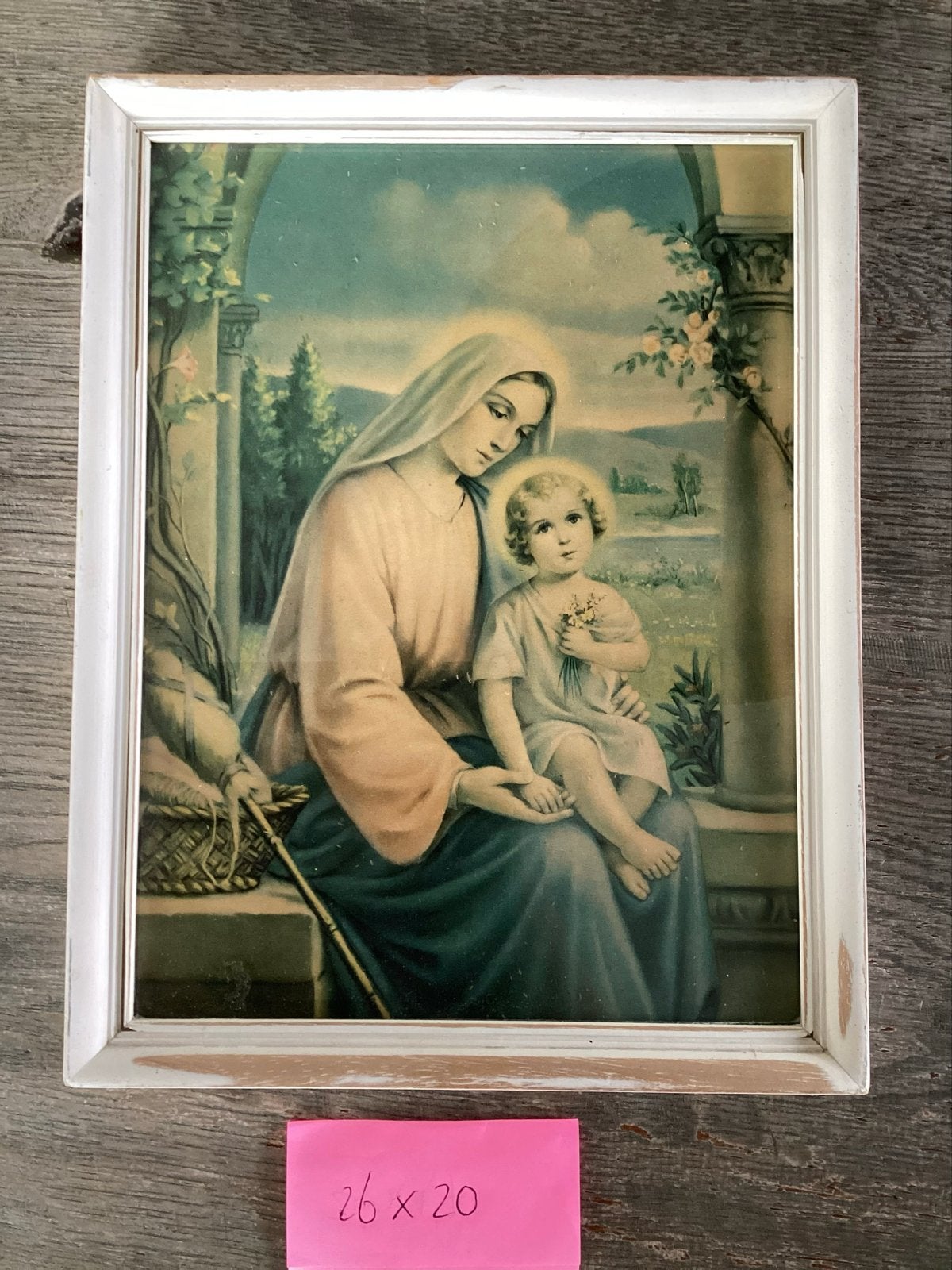Religieuze prenten - Maria, Jezus en communie, Ophalen of Verzenden