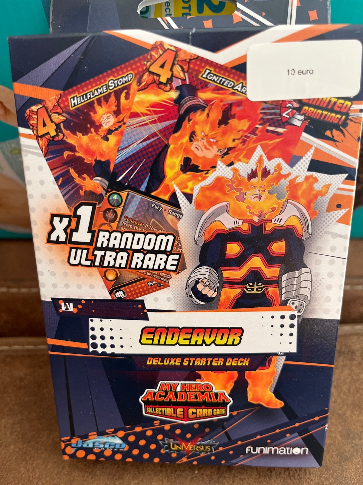 My Hero Academia Endeavor Deluxe Starter Deck, Ophalen of Verzenden, Nieuw, Starterdeck, Foil