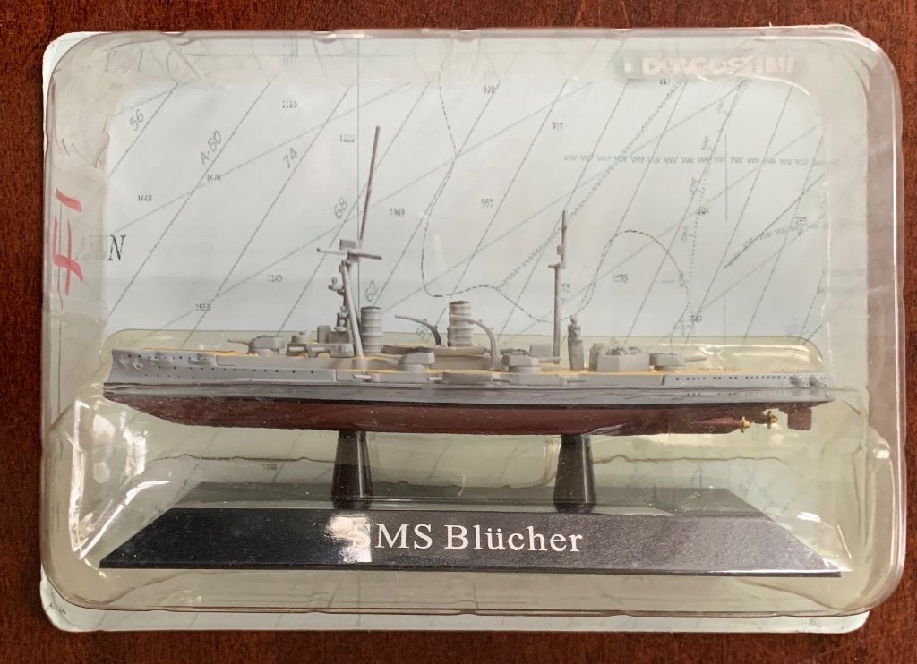 DeAgostini KS19 SMS Blücher (1910) Kaiserliche - 1/1250, Ophalen of Verzenden, Nieuw, Motorboot, Schaalmodel