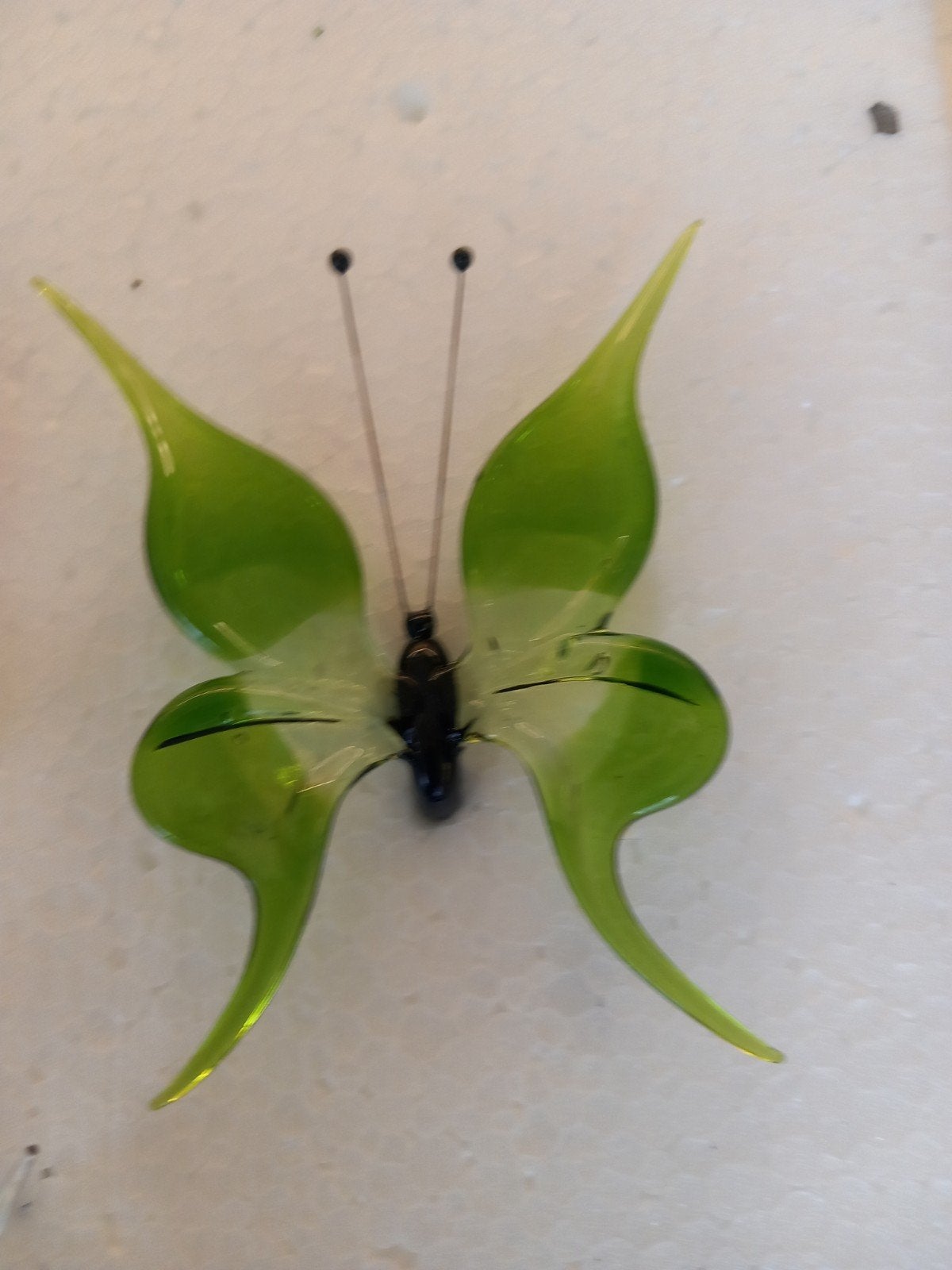 NIEUW mondgeblazen glazen vlinder, Ophalen of Verzenden