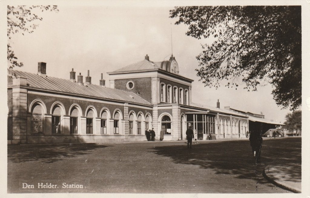 Den Helder Station Hemo - kaart, Verzamelen, Ophalen of Verzenden, 1940 tot 1960, Noord-Holland
