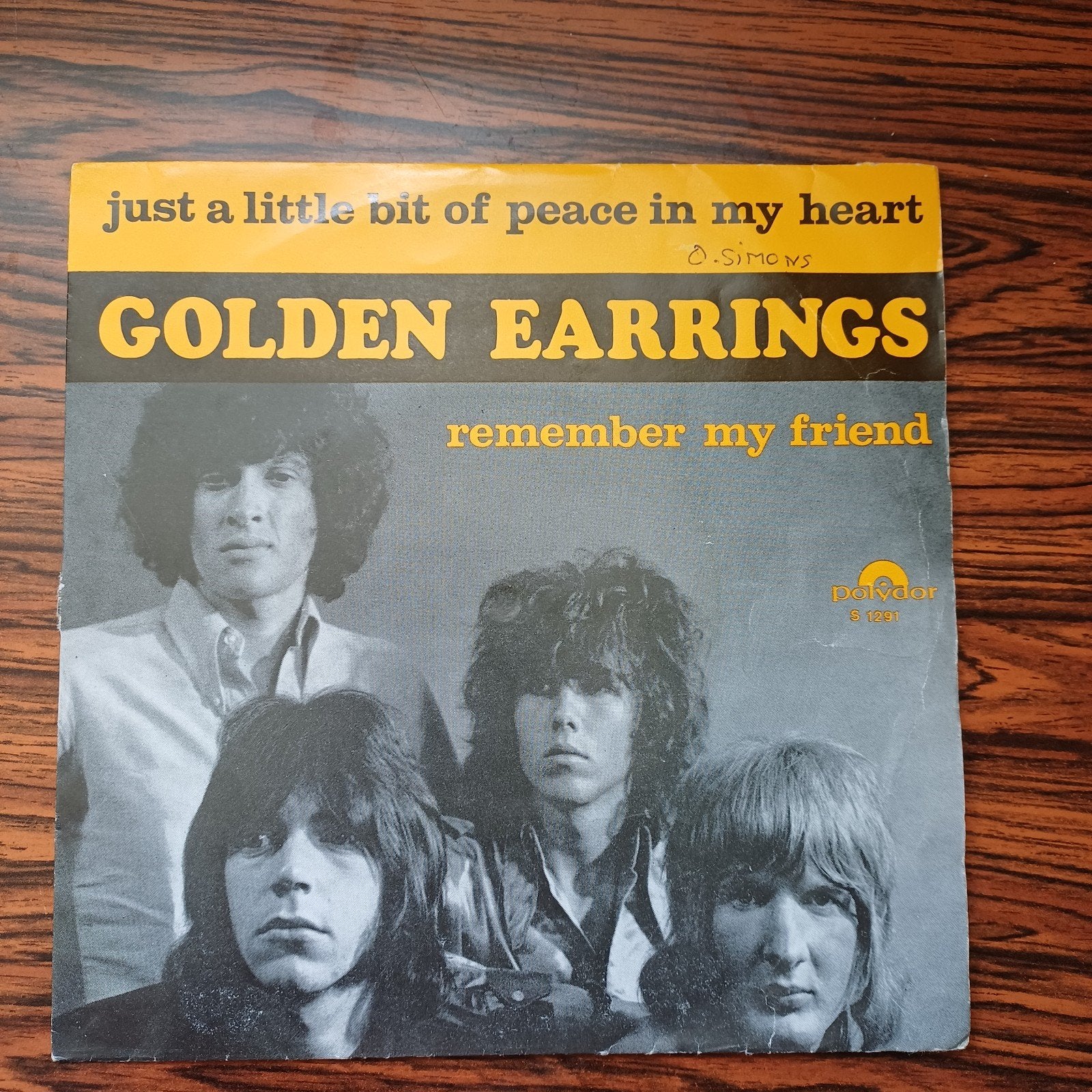 Golden Earrings - Just A Little Bit Of Peace In My Heart, Gebruikt, 7 inch, Ophalen of Verzenden, EP