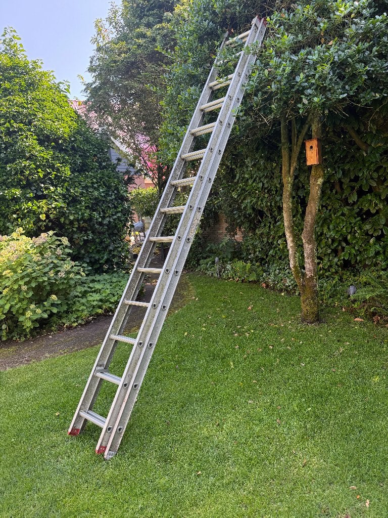 altrex ladder 2 x 14, Ophalen, Gebruikt, Ladder, Opvouwbaar of Inschuifbaar