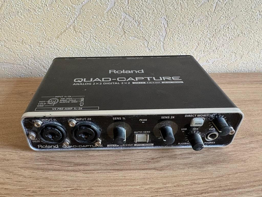 Roland Quad-Capture UA-55 USB Audio Interface, Ophalen of Verzenden, Zo goed als nieuw