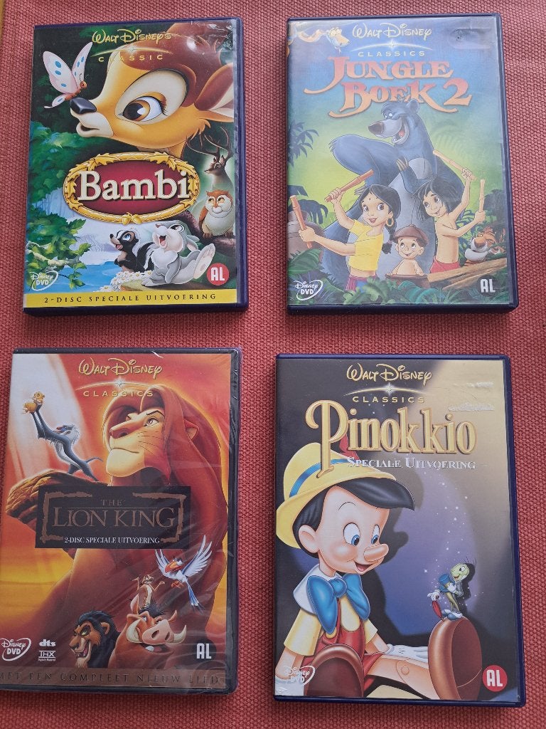 Disney films klassiekers op dvd, Cd's en Dvd's, Dvd's | Klassiekers, Bonusmateriaal, Alle leeftijden, Nederlands, Ophalen of Verzenden