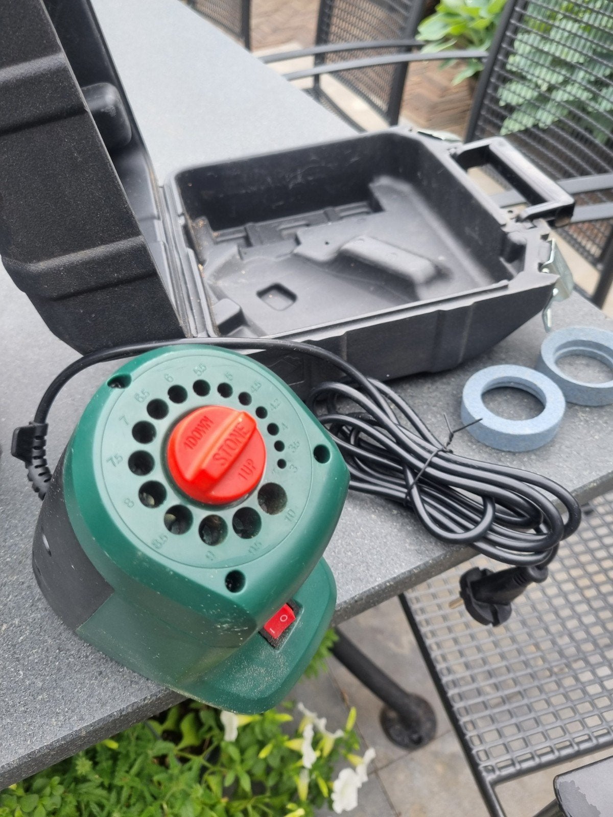 Parkside Boorslijpmachine PBSG 95 B1, Doe-het-zelf en Verbouw, Gereedschap | Slijpmachines, Ophalen of Verzenden, Gebruikt, Haakse handslijpmachine