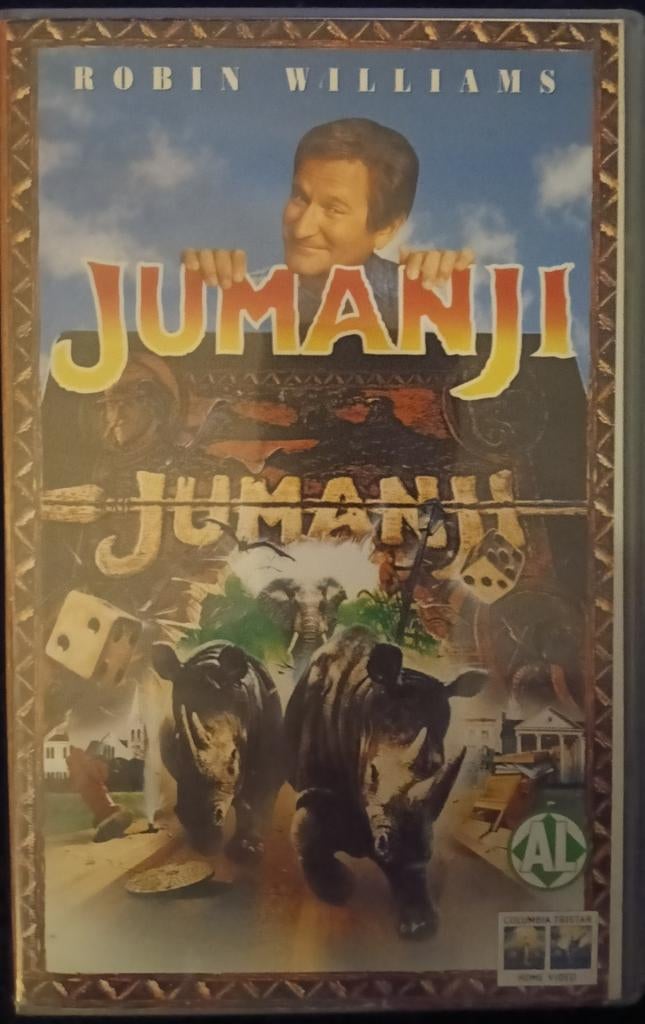 Jumanji vhs, Vanaf 16 jaar, Ophalen of Verzenden, Zo goed als nieuw, Horror