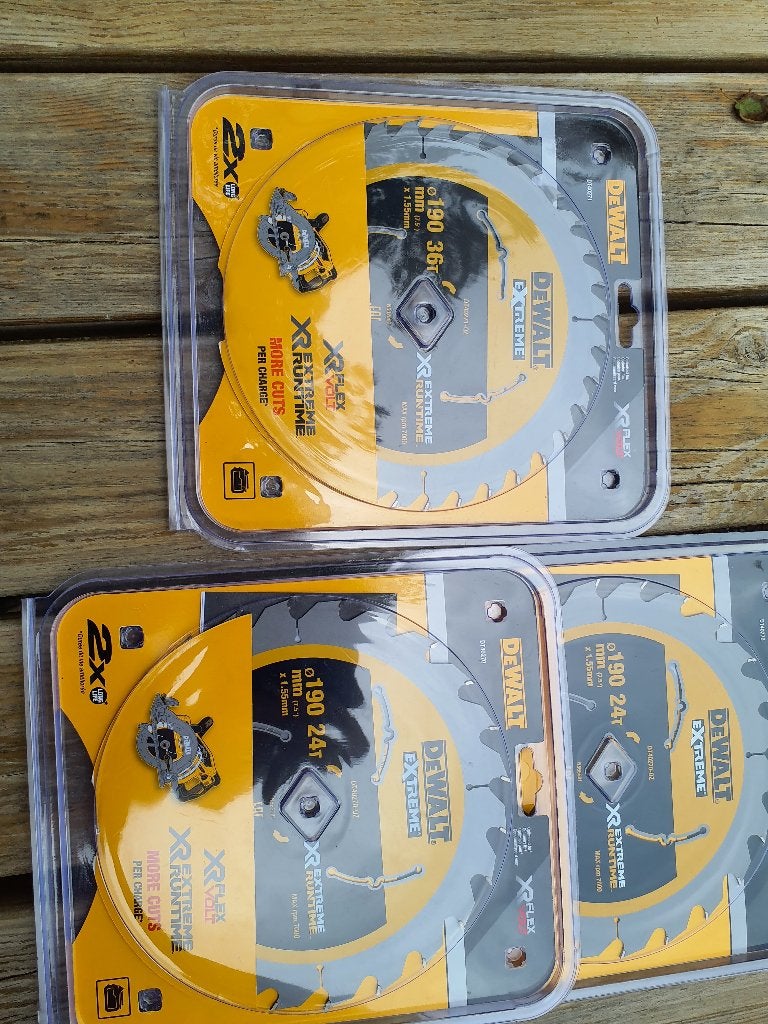 zaagbladen voor Dewalt accu zaag, Doe-het-zelf en Verbouw, Gereedschap | Zaagmachines, Ophalen, Cirkelzaag, Nieuw, DeWALT