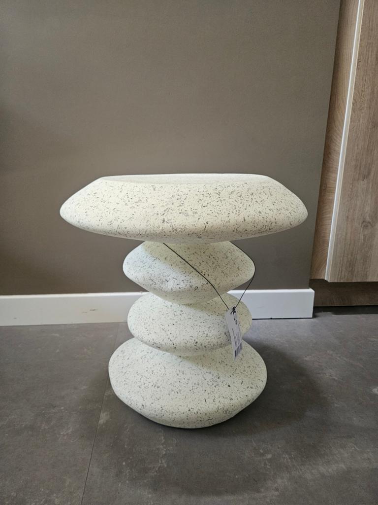 Bijzettafel Nordic - 46cm hoog, 19cm diameter blad, 45 tot 60 cm, Overige materialen, Minder dan 55 cm, Modern, Rustiek, Nordic