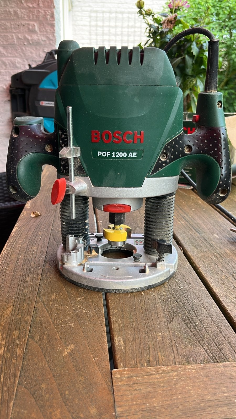 Bosch POF 1200 AE Bovenfrees, Ophalen of Verzenden, Gebruikt, Elektrisch, Bovenfrees