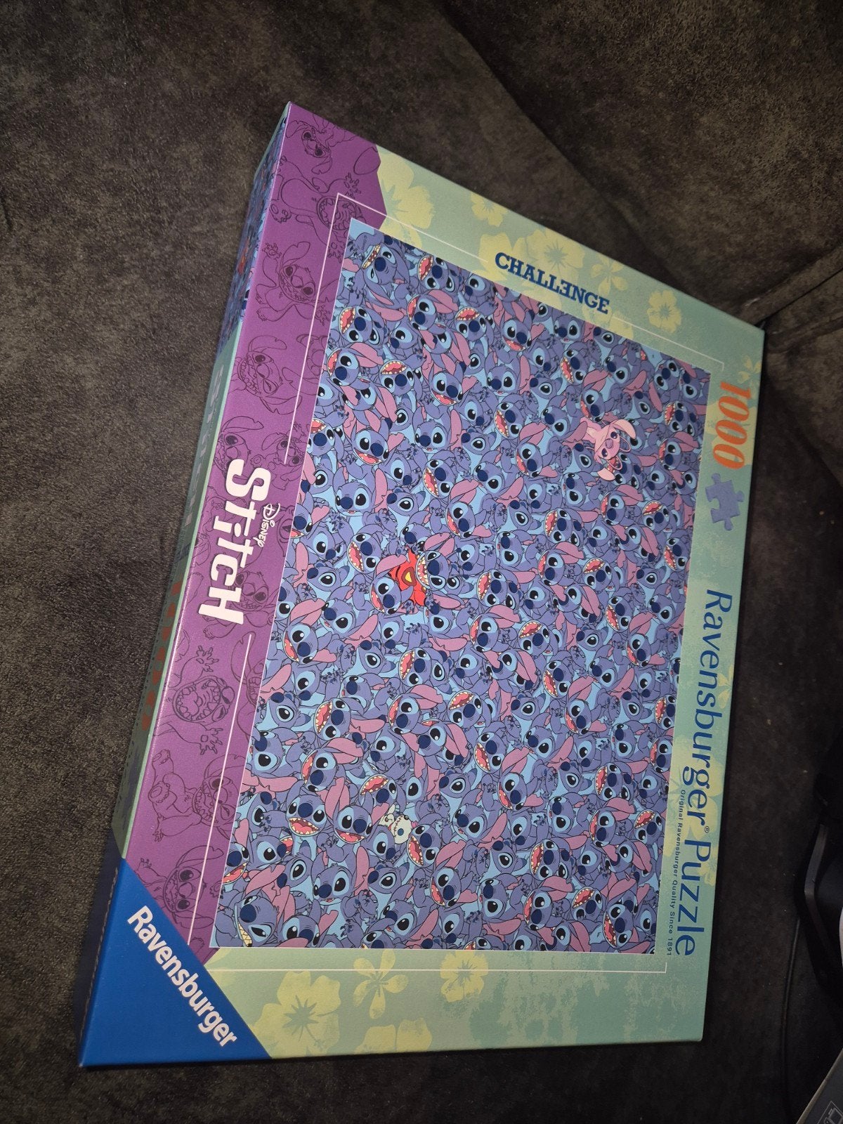 Ravensburger Disney Stitch Challenge Puzzel 1000 stukjes, Hobby en Vrije tijd, Denksport en Puzzels, Ophalen of Verzenden, 500 t/m 1500 stukjes