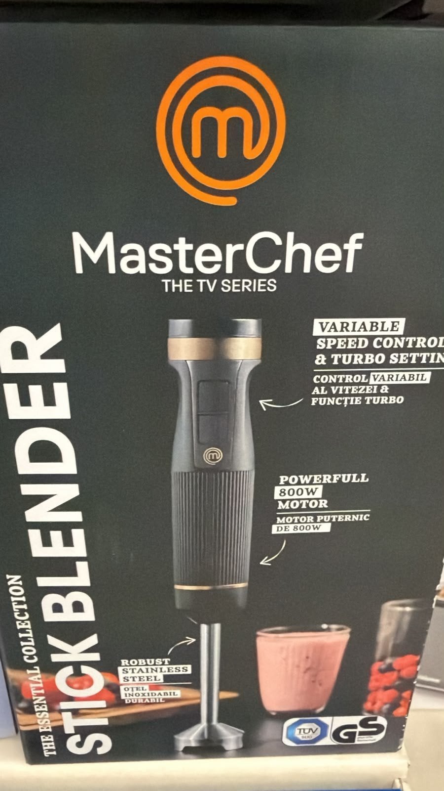 nieuwe!!!!! turbo staafmixer master chef, Witgoed en Apparatuur, Ophalen of Verzenden, Nieuw, Blender