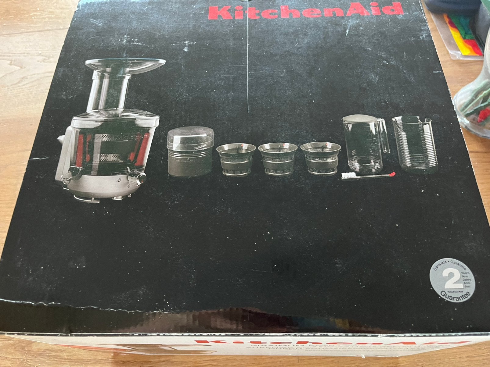 Kitchenaid slowjuicer, Minder dan 1 liter, Ophalen, Zo goed als nieuw, 3 snelheden of meer
