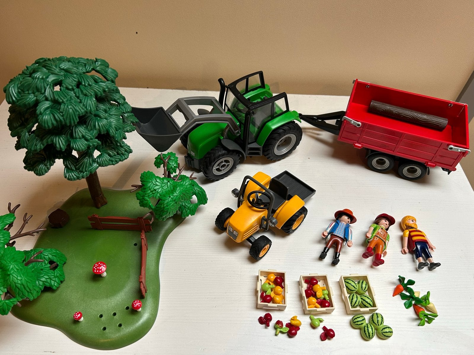 Playmobil Country Set met Tractoren en Figuren, Kinderen en Baby's, Gebruikt, Complete set, Voertuig, Ophalen of Verzenden