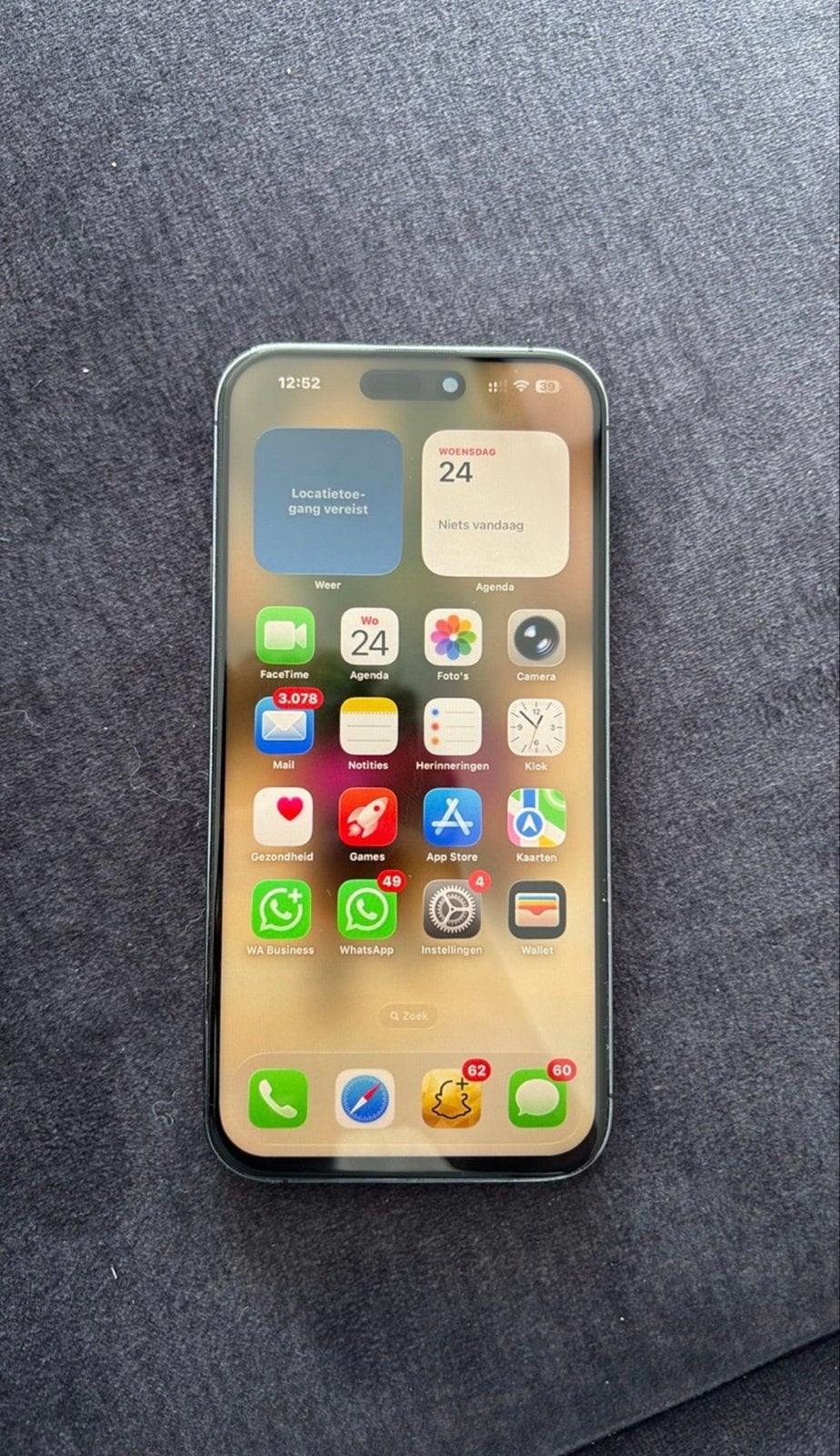 iPhone 14 Pro Max - 100% batterij, Telecommunicatie, Mobiele telefoons | Apple iPhone, Ophalen, 99 %, 128 GB, Paars