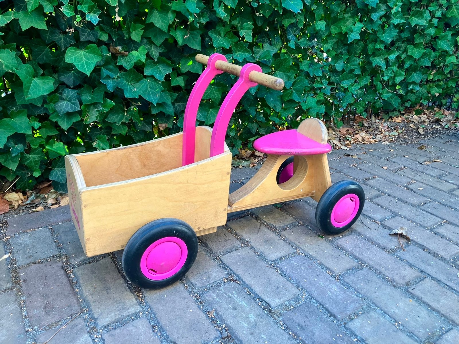 Houten bakfiets voor kinderen, Ophalen, Gebruikt, 1 kind, Overige merken